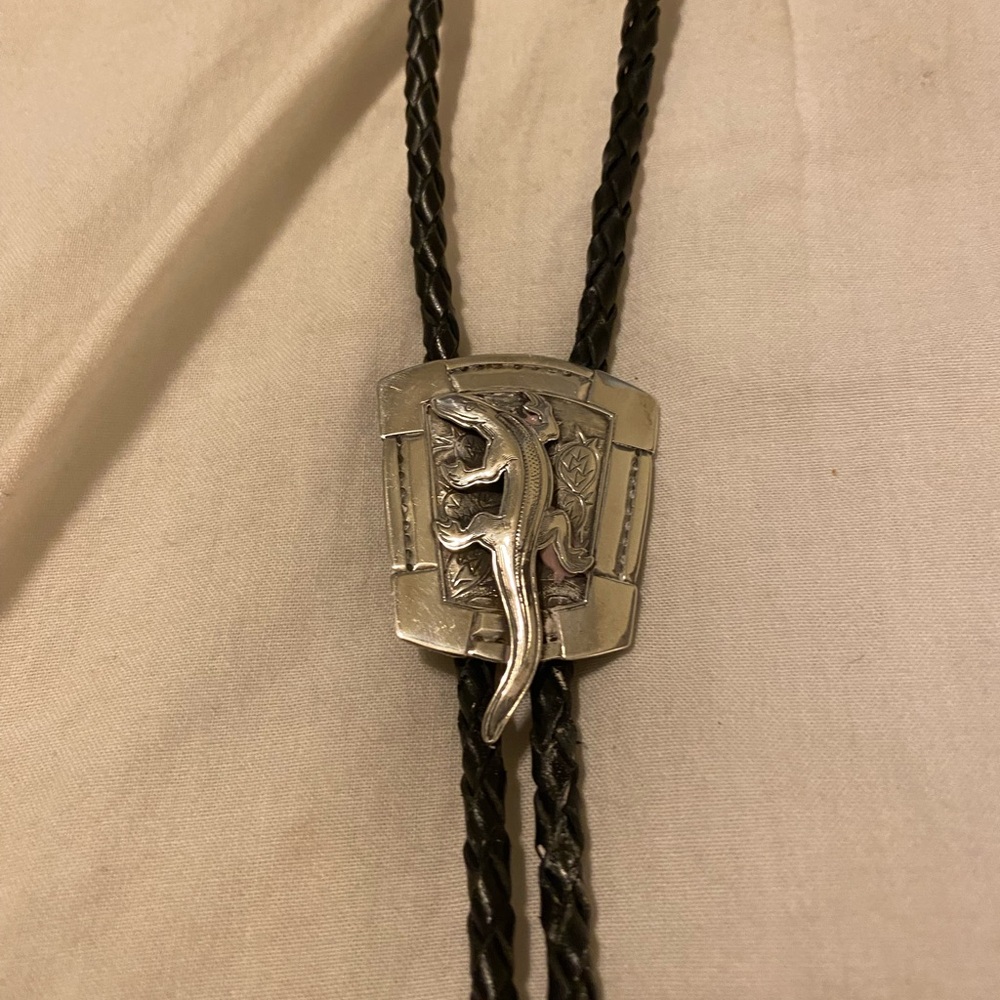 Kit Carson Silver Salamander Bolo